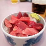 水口食堂 - まぐろぶつ切