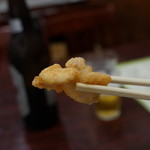 まるい食堂 - 大蒜醤油風味の鶏の天麩羅