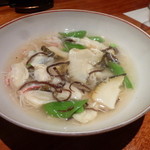 島之内 一陽 - 鮑と湯葉の蒸し物