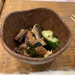 なんで、や - お通し　うなぎでした！