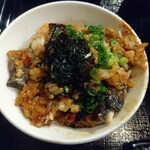 清月 - ひつまぶし3杯目、薬味出汁をかけて食べる。これが最高に美味しい！！