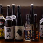 和食 美やま - ドリンク写真:ドリンク集合（日本酒）