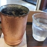 上島珈琲店 - 使い込んだアイスコーヒーのグラス！