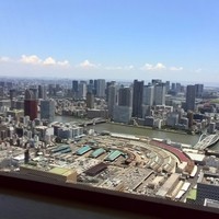 焼肉トラジ PARAM カレッタ汐留店 - カウンター席からの眺め
