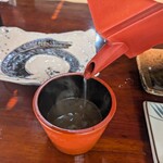 會津野 茂三郎 - 大根汁に蕎麦湯！これ旨い！