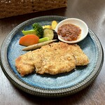 バルバルキッチンアメリ - ランチ：国産豚ロースの香草パン粉焼き(¥1,400) メイン