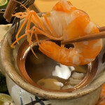 酒•肴 とやお - 松茸の土瓶蒸し　エビ