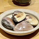 温石 - 焼津で獲れた大きな蛤⸜(´˘`❁﻿) ⸝