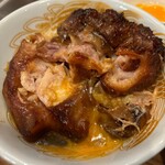 極中華蕎麦 ひろた - 「生たまご」投入！★極まぜそばセット小（1150円税込）★