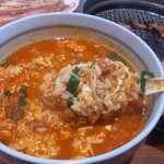 焼肉冷麺やまなか家 - ランチユッケジャンクッパ　550円