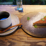 コーヒーとヘーゼルナッツとリコッタチーズのタルト(650円)