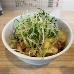 麺屋 丈六 - どんぶり（チャーシューマヨ高菜）350円