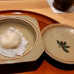 銀座 しのはら - カラスミ餅（お粥）