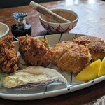 仁亭 - カキフライ・ヒレ焼かつ@2,400円