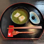 深緑茶房 - お茶ぜんざい