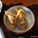 山の音 - 2014.6.17(火)13時半　初訪問　玉子丼600円+100円うどん　セット700円