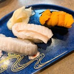 清寿司 - えんがわ、ウニ