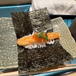 札幌 鮨 よこ田 - 海老天