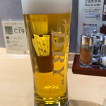 仙台牛たんけやき - キンキンの生ビール♪