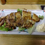 とん八 - 鶏肉のにんにくこしょう焼き 480円(税込)(2025年1月29日撮影)
