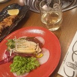 山翠 - 軍鶏な柚子胡椒  この時期だけのあん肝をジュレで