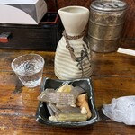 ちょんまげ - 高清水辛口２合とお通し