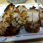 とん八 - 鶏肉のにんにくこしょう焼き 480円(税込)(2024年12月26日撮影)