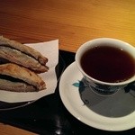 茶房 伽藍 - 珈琲とホットサンドとミニ白玉あんみつ☆1,350円♪