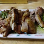 とん八 - 鶏肉のにんにくこしょう焼き 480円(税込)(2024年12月5日撮影)