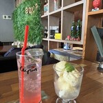 aqua - ピンクグレープフルーツのソーダとアフォガード　2025.1