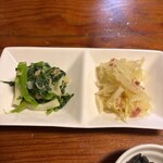 ゆくい処 石だたみ - チキナー炒め、パパイヤ炒め