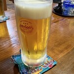 ゆくい処 石だたみ - オリオン生でスタート