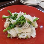 烏賊と青菜の炒め物