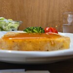 キッチン ブルー グローブ - 横から、何時もの厚さのてりーぬ