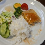 キッチン ブルー グローブ - 最後のワンプレート