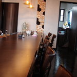 珈琲茶房　華なり - カウンター奥