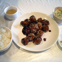 美林華飯店 - 「黒酢酢豚ランチ」1200円
