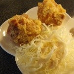 豊ライ園 - セットの唐揚げ二個