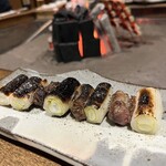 柳家 - 鴨の皮のネギマ