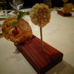 ラ・ベ - 食前のお愉しみ　カナッペ　フォアグラ