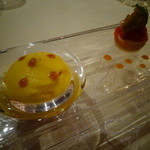 ラ・ベ - 人参のムース　トマトのタルト