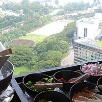 ホテルニューオータニ 東京 - 朝食はガーデンタワー（40階）で、景色がすごい