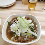 串カツ劇場 - どて焼き　サガハツセットの一部