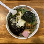 満州軒 - こがしネギ正油ラーメン 固め濃いめネギ油多め