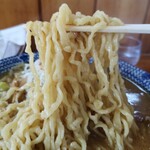 白河手打らーめん　うさぎ - このモッチリ食感の手打ち縮れ麺！