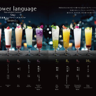 誕生石や誕生月、花をテーマにした特別な日を彩るカクテルで乾杯