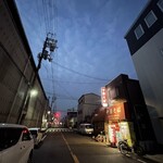 中華そば 麺屋7.5Hz - 早朝の高井田地区、土曜日の朝6:30