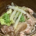 ら すとらあだ - F.牛肉蕎麦（温）