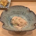 鮨桂太 - カワハギ肝和え