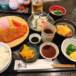 食心房和風レストラン - 日替わり御膳刺身付き